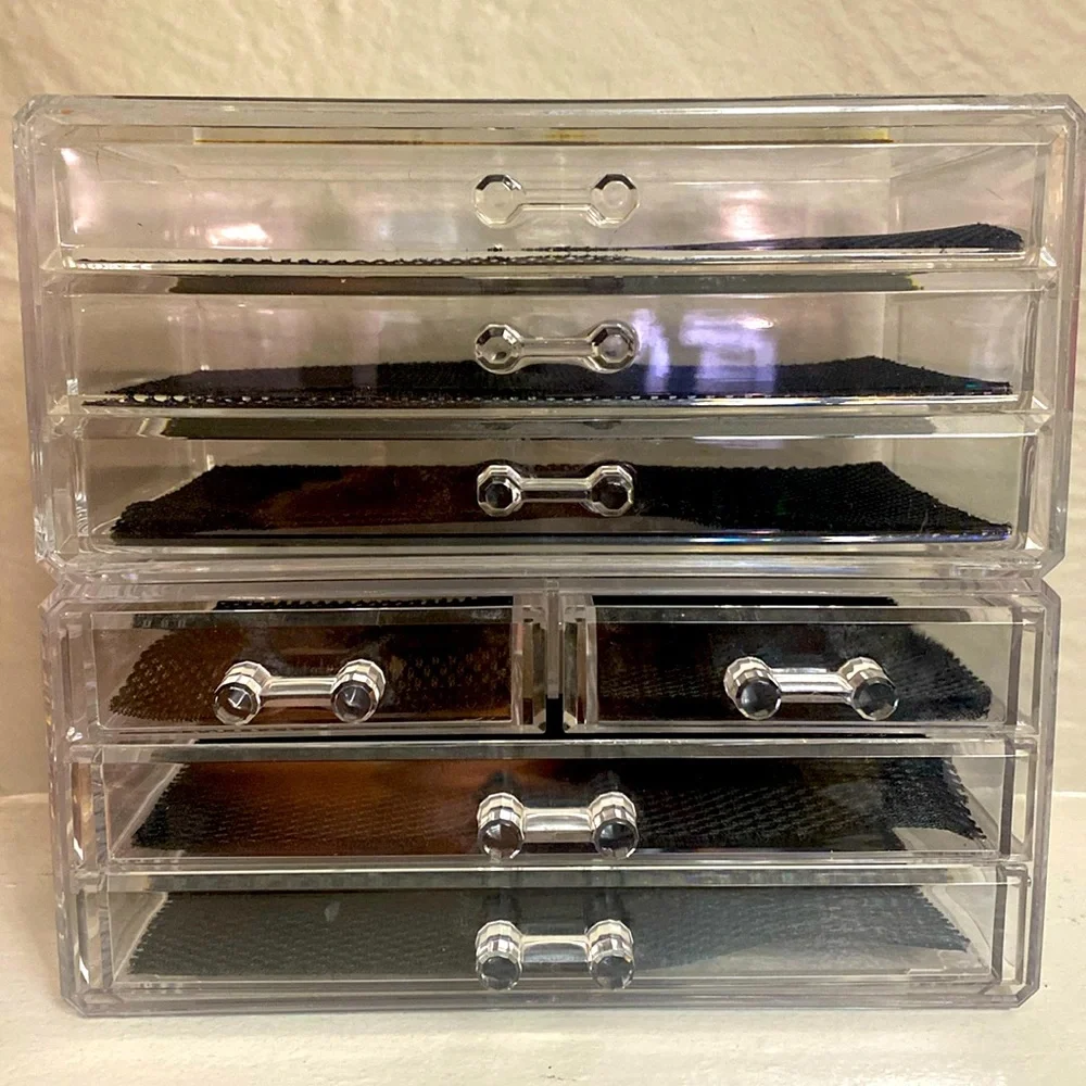 Acrylic Stackable Makeup Storage